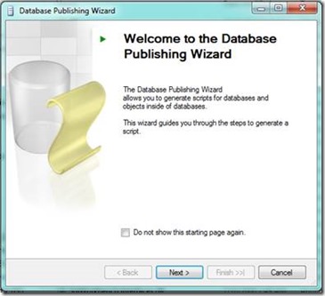 Database Publishing Wizard